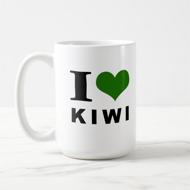 Taza De Café amante de Kiwi (Izquierda)