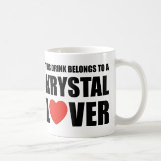 Taza De Café Amante de Krystal
