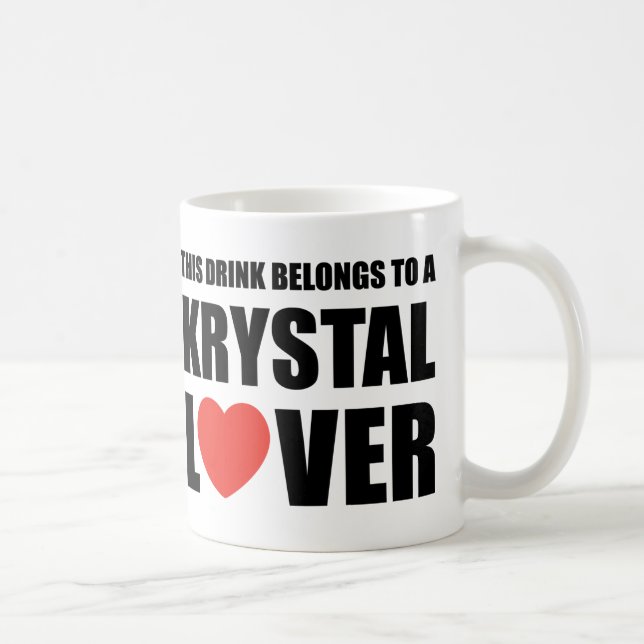 Taza De Café Amante de Krystal (Derecha)