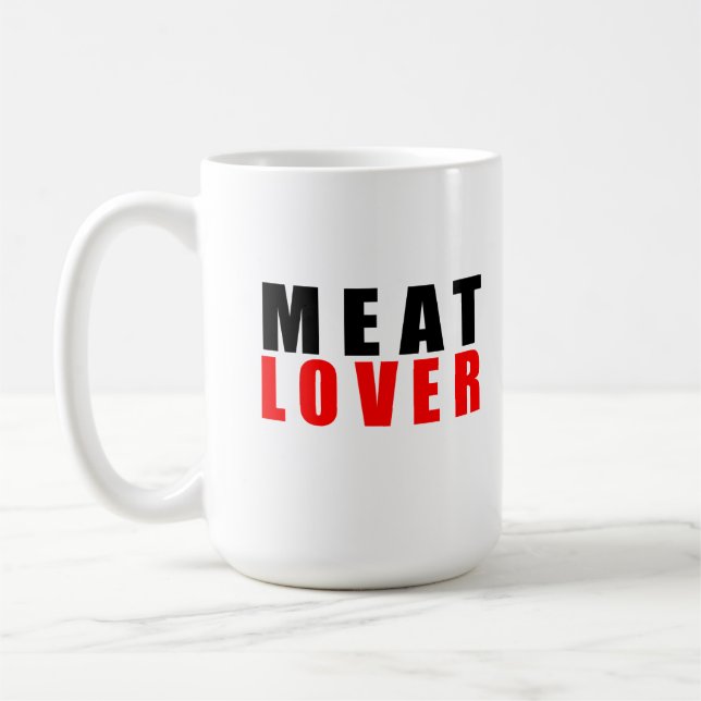 Taza De Café Amante de la carne (Izquierda)