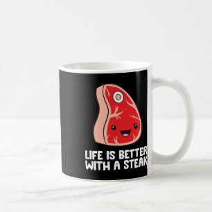 Taza De Café Amante De La Carne A La Parrilla Bbq La Vida Es Me