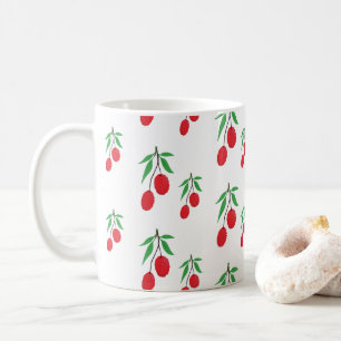 Taza De Café Amante de la fruta tropical exótica del árbol de l