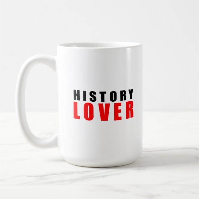 Taza De Café amante de la historia (Izquierda)