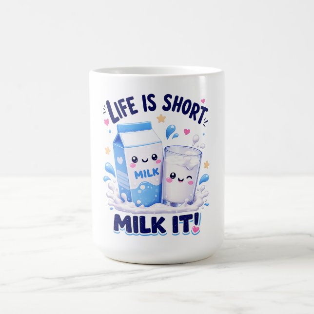 Taza De Café Amante de la Leche Adorable (Centro)