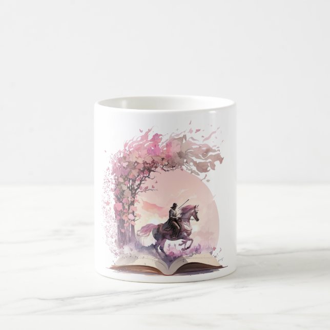 Taza De Café Amante de Libros de Fantasía  (Centro)