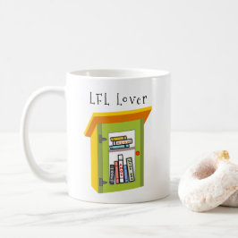 Taza De Café Amante de Little Free Library (LFL)