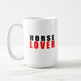 Taza De Café Amante de los caballos