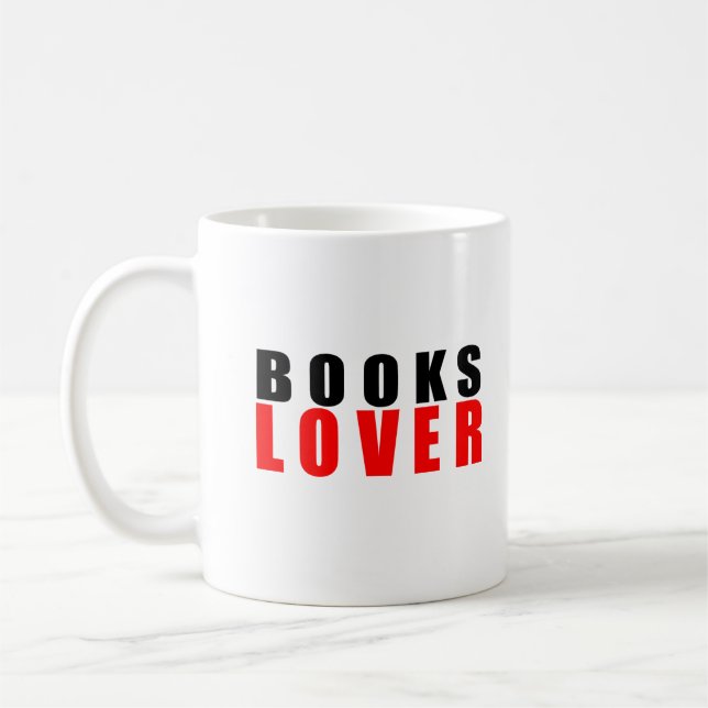 Taza De Café Amante de los libros (Izquierda)