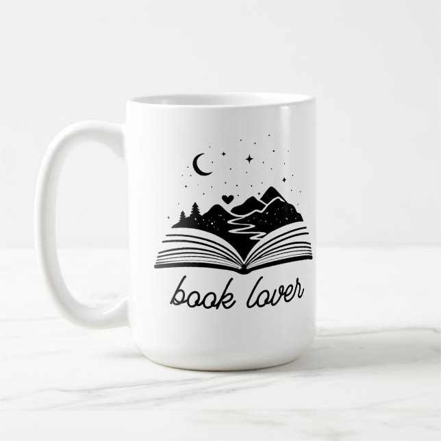 Taza De Café Amante de los libros  (Izquierda)
