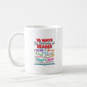 Taza De Café Amante de los libros 10 maneras de convertirse en