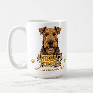 Taza De Café 🐾 Amante del Airedale Terrier 🐾