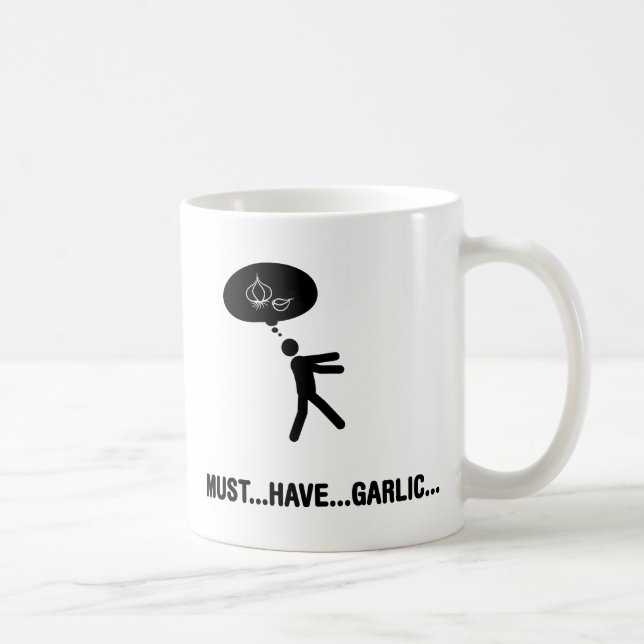 Taza De Café Amante del ajo (Derecha)