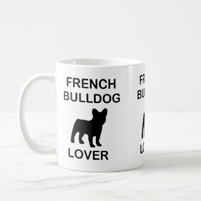 Taza De Café amante del bulldog francés (Izquierda)