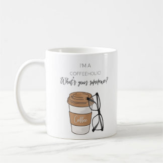 Taza De Café amante del café, holic del café, regalo para ella