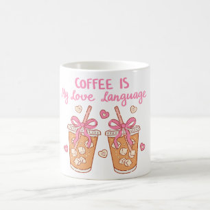 Taza De Café Amante del café lindo femenino
