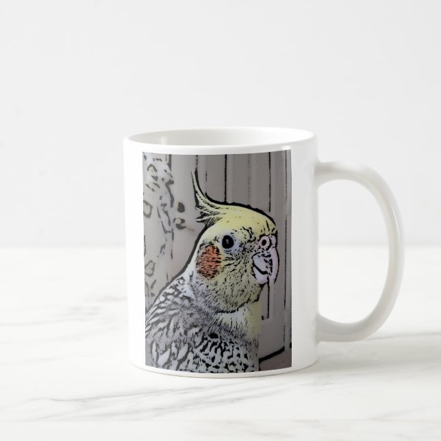 Taza De Café ¡Amante del Cockatiel! (Derecha)