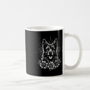 Taza De Café Amante del estilo de tatuaje Pastor Alemán Perro R