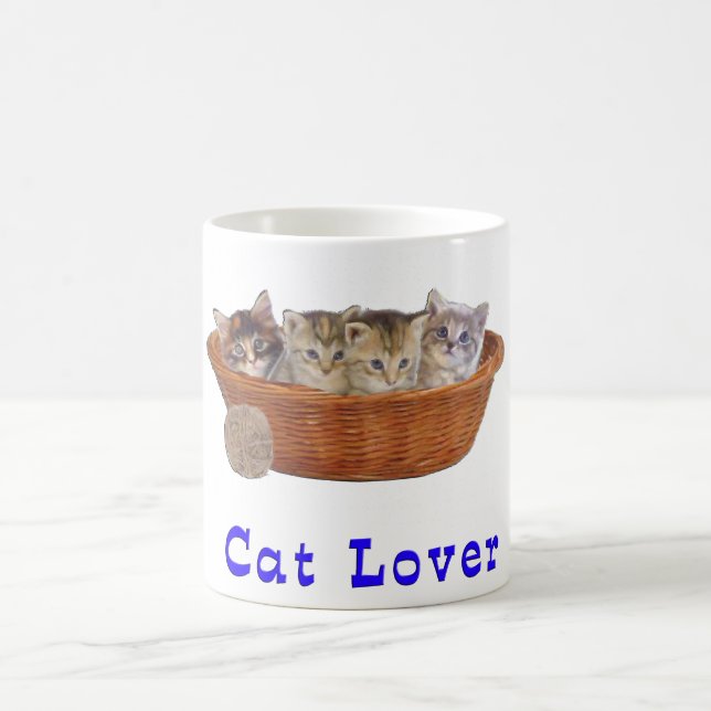 Taza De Café amante del gato mug (Centro)