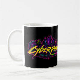 Taza De Café Amante del género cyberpunk