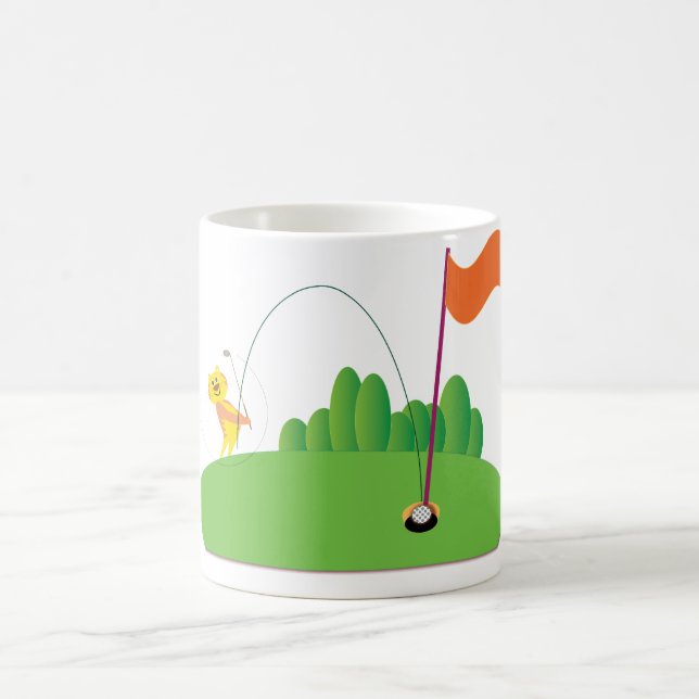 Taza De Café Amante del golf: Agujero en uno (Centro)