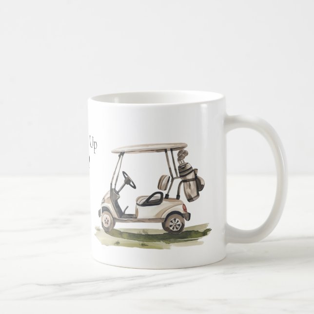 Taza De Café Amante del Golf Putter Up (Derecha)