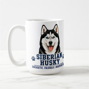 Taza De Café 🐾 Amante del Husky Siberiano 🐾