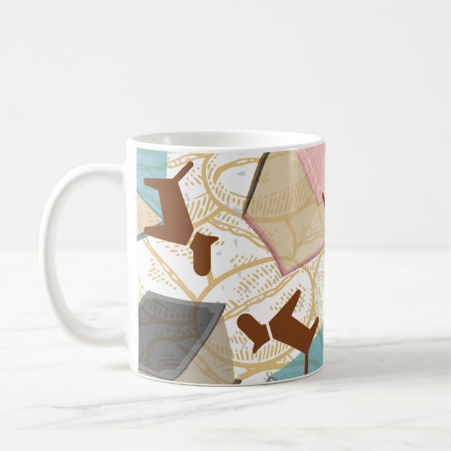 Taza De Café Amante del libro Cute Dog Lover (Izquierda)