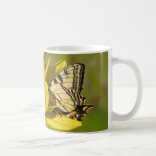 Taza De Café Amante del lirio - mariposa en Daylilies