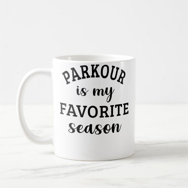 Taza De Café Amante del Parkour (Izquierda)