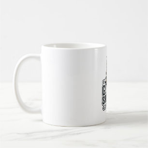 Taza De Café Amante del Pastor Alemán Grabado Vintage Tipografí