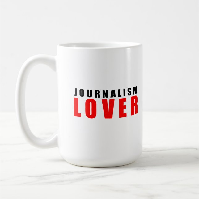 Taza De Café Amante del periodismo (Izquierda)