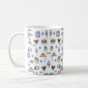 Taza De Café Amante del postre de arándanos