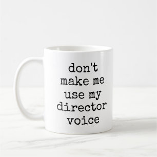 Taza De Café Amante del Teatro Divertido Director Humor Frase