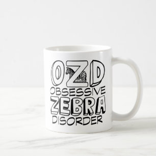 Taza De Café Amante divertido de la cebra