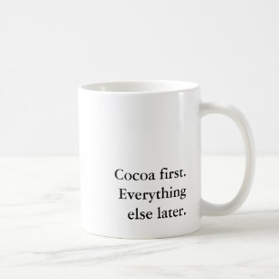 Taza De Café Amante Divertido del Cacao Navidad Introvertido