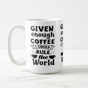 Taza De Café Amante divertido del café adicto a la cafeína bari