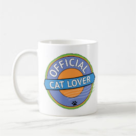 Taza De Café Amante Oficial de Gatos