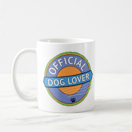 Taza De Café Amante Oficial de Perros   