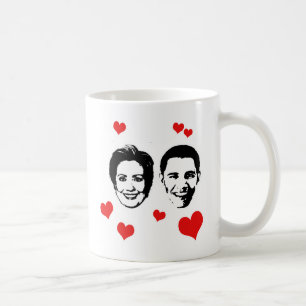 Taza De Café Amante para Hillary y Obama.png