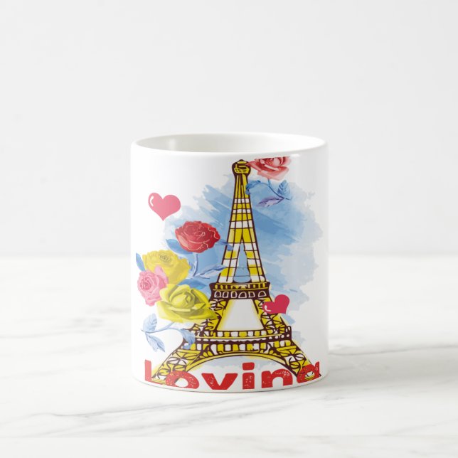 Taza De Café amante parís (Centro)