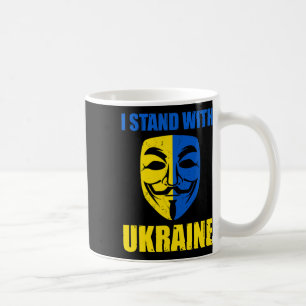 Taza De Café Amante Ucraniano Anónimo Apoyo Ucrania Sup