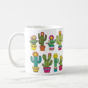 Taza De Café Amantes de cactus lindos