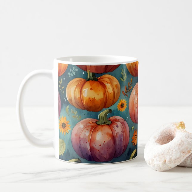 Taza De Café Amantes de calabaza (Con donut)