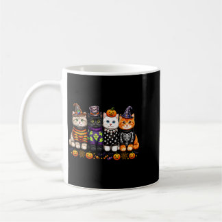 Taza De Café Amantes de gatos Kawaii Halloween adorables gatito