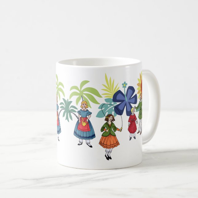 Taza De Café Amantes de la moda y de los niños (Anverso derecho)