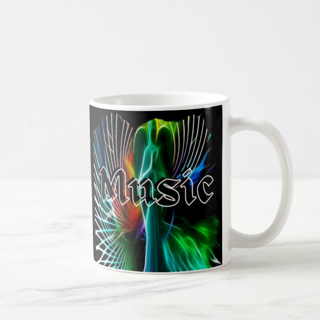 Taza De Café Amantes de la música moderna (Derecha)