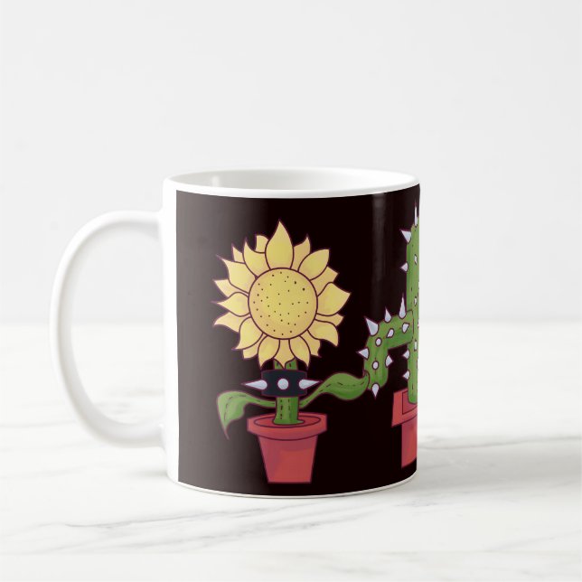 Taza De Café Amantes de las plantas (Izquierda)