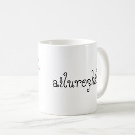 Taza De Café Amantes de los gatos ailurophiles