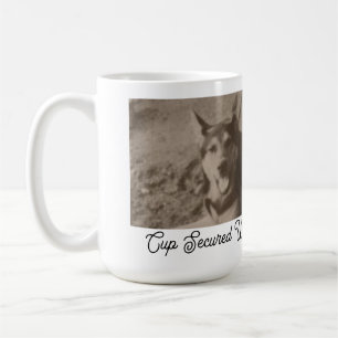 Taza De Café Amantes de los mascotas, foto reemplazable, texto 