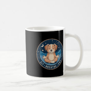Taza De Café Amantes de los Perros - Yoga Posición Sentarse Res